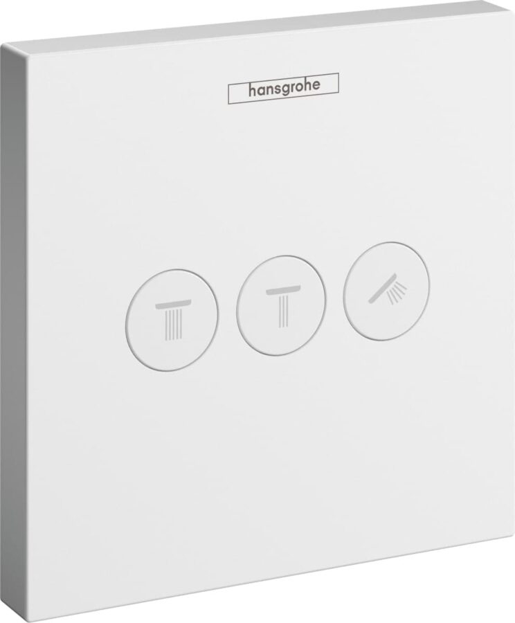 Ventil Hansgrohe ShowerSelect bez podomítkového tělesa matná bílá 15764700